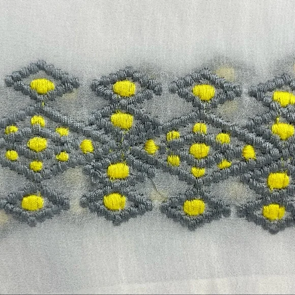 Love Stitch Sheer Embroidered Top Size Small - Picture 12 of 12